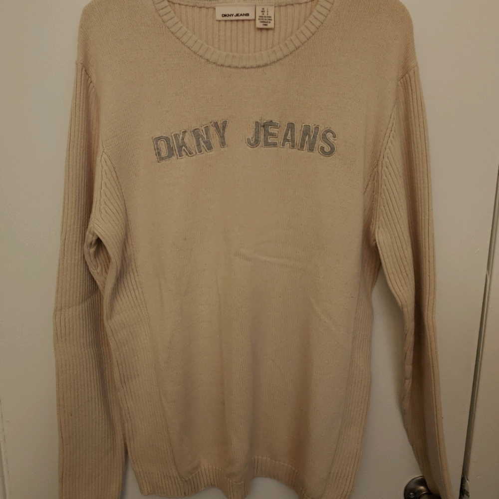DKNY JEANS CREW NECK SWEATER